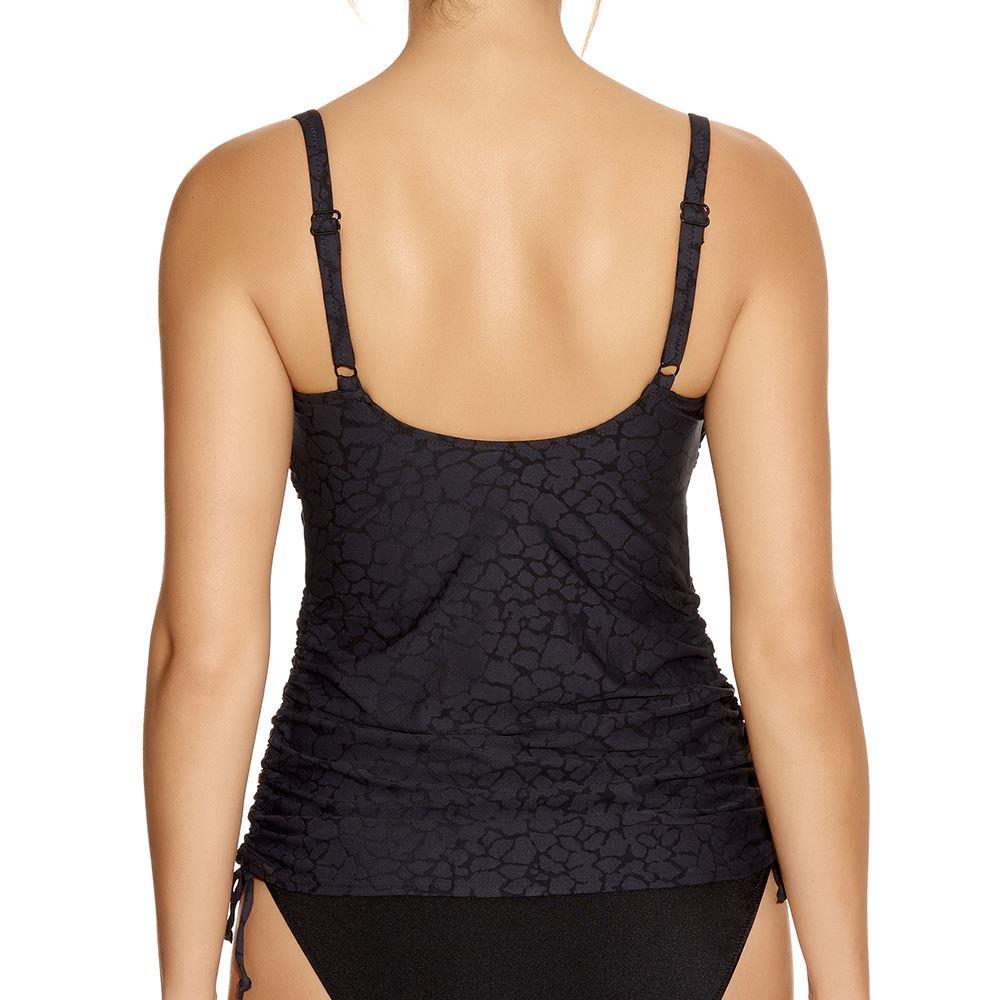 Fantasie Montreal Twist Front Tankini Top - Black