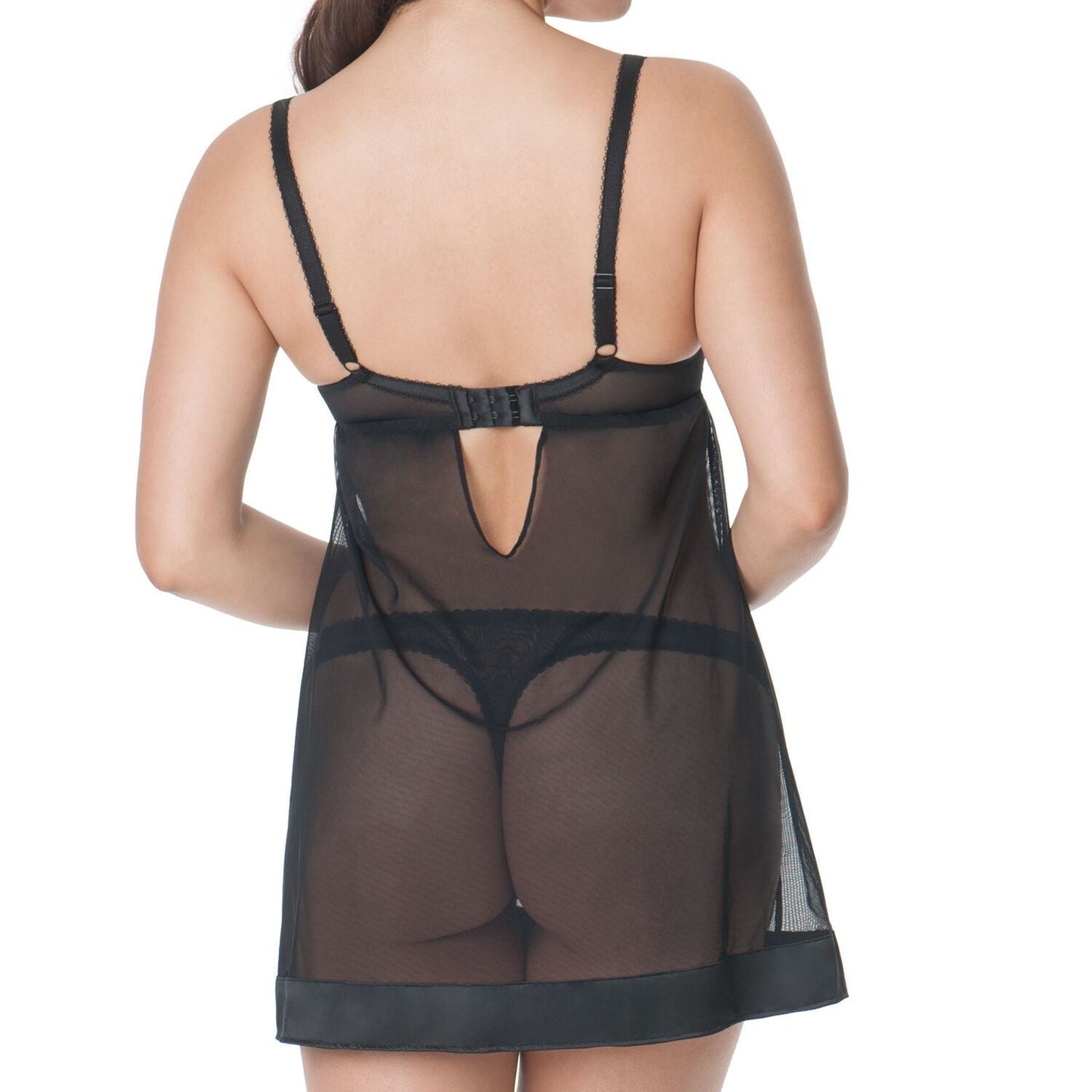Curvy Kate Belle Babydoll - Blush/Black Curvy Kate