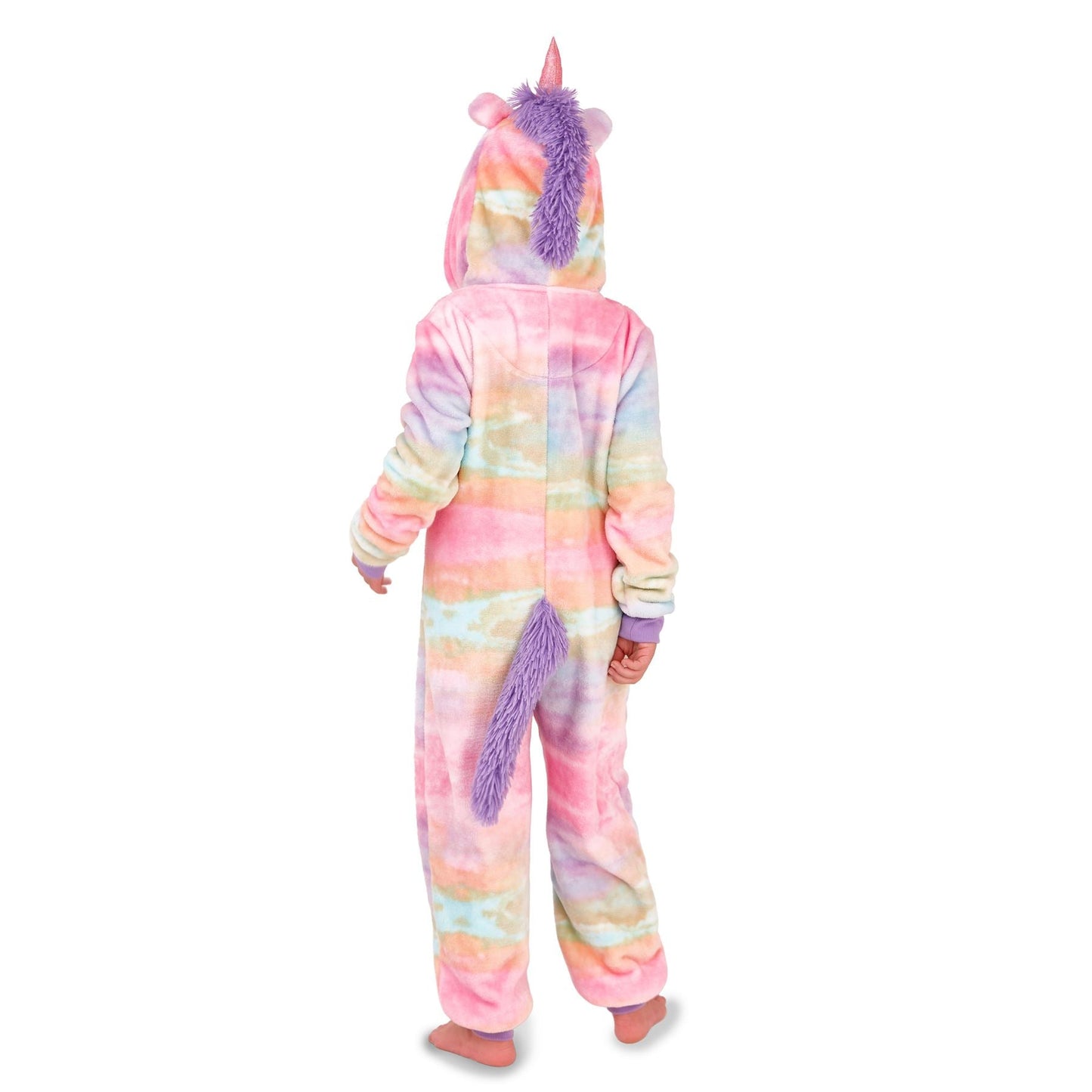 Nifty Kids Rainbow Unicorn Fleece Onesie Nifty