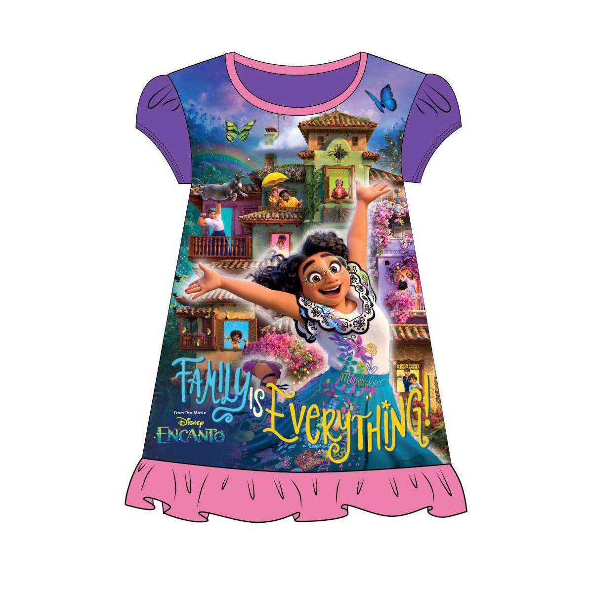 Girls Disney Encanto 'Family Is Everything' Nightdress