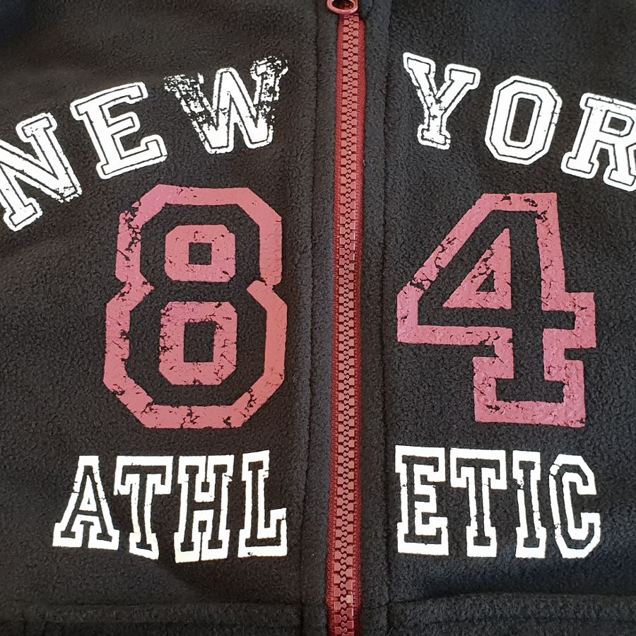 Onezee Kids Logo Fleece Onesie - Black