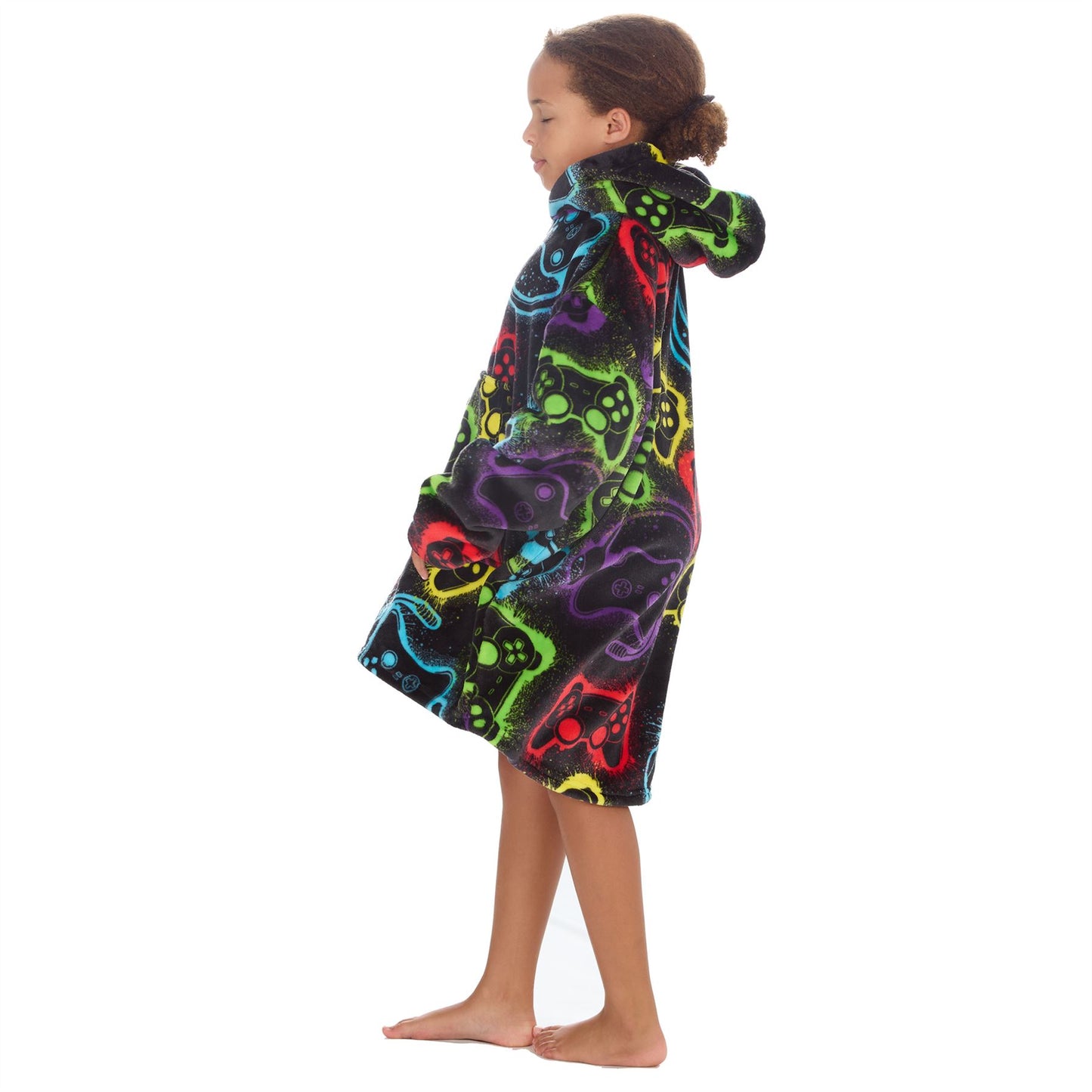 Huggable Hoodie Kids Fleece Oversized Hoodie - Gaming Huggable Hoodie