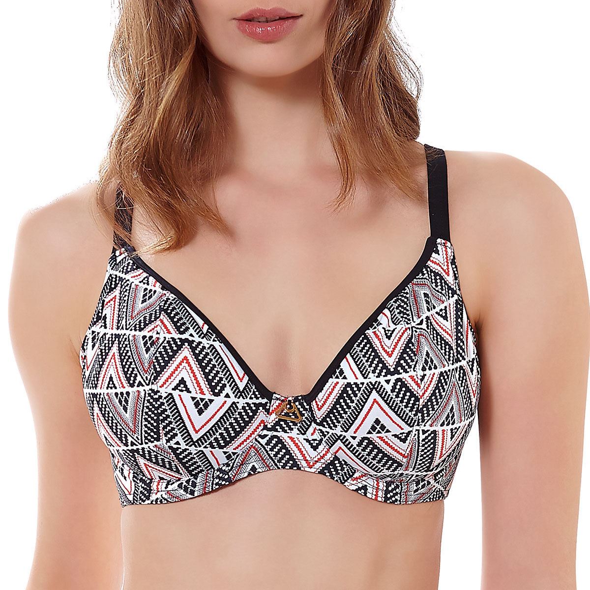 Freya Sphinx Plunge Bikini Top - Midnight Ember