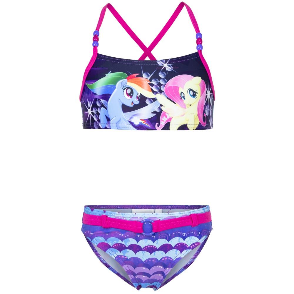 Girls My Little Pony Fushia Bikini Set My Little Pony