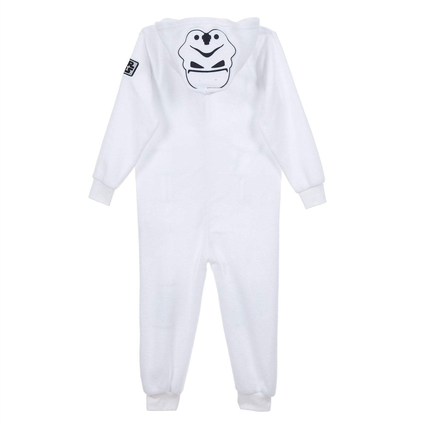 Boys Star Wars Stormtrooper Fleece Hooded Onesie - White Star Wars