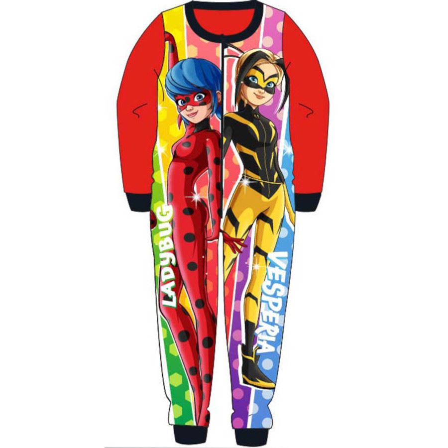 Kids Miraculous Ladybug Fleece Onesie Miraculous Ladybug