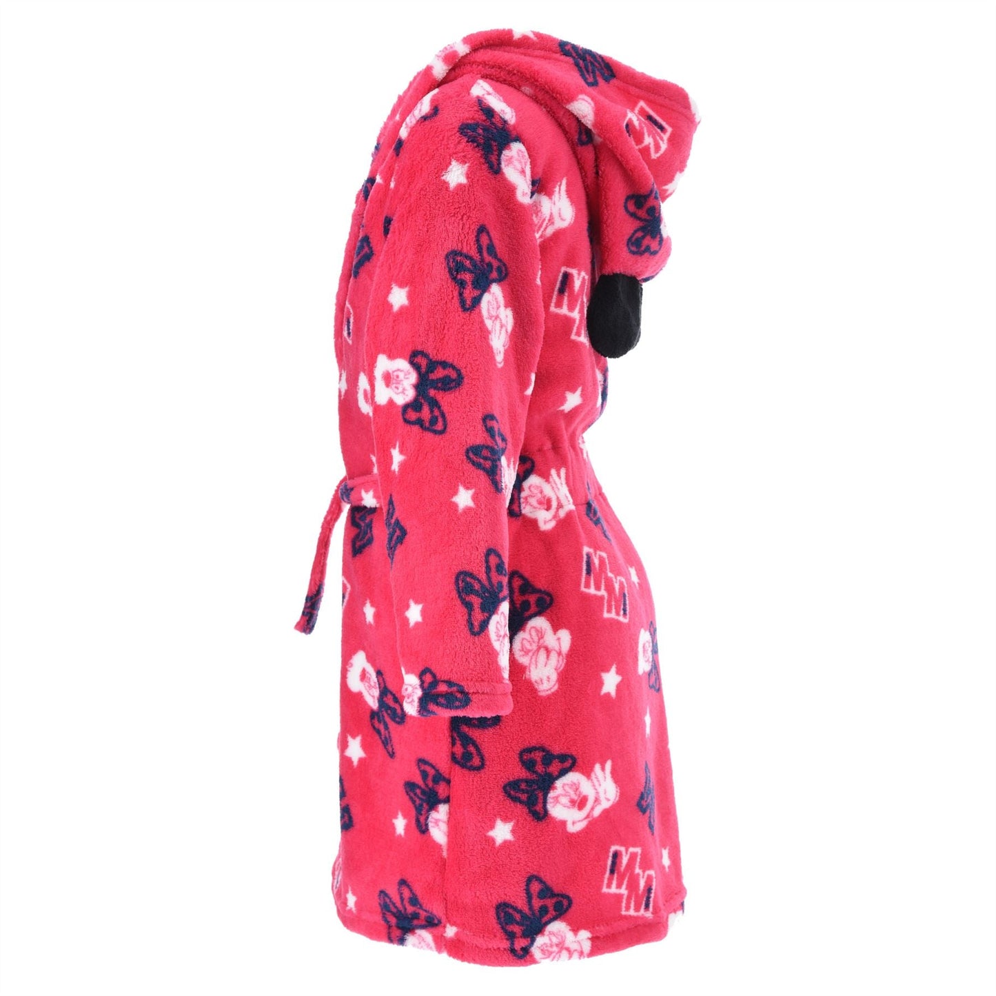 Minnie Mouse Kids Fleece 'M' Robe - Fushia Minnie Mouse