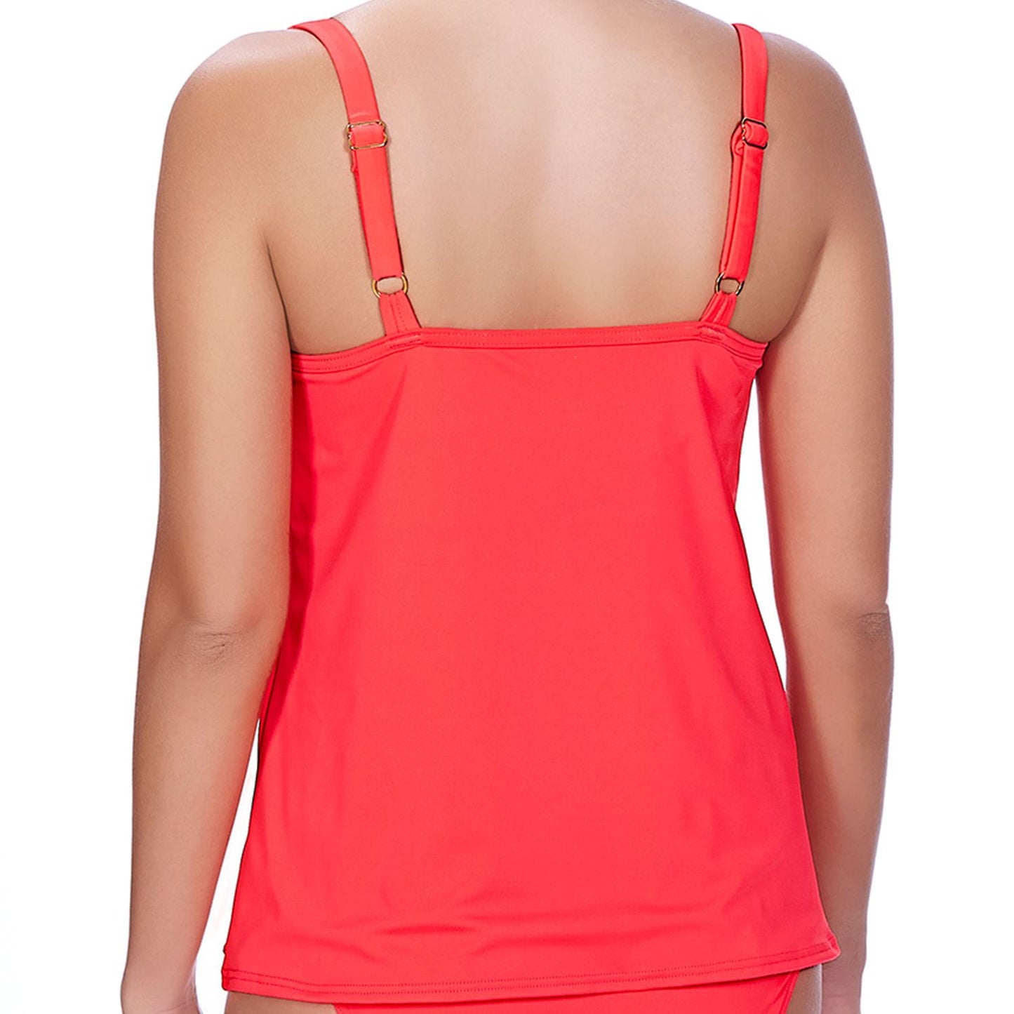 Freya Deco Swim Moulded Tankini Top - Insanely Red