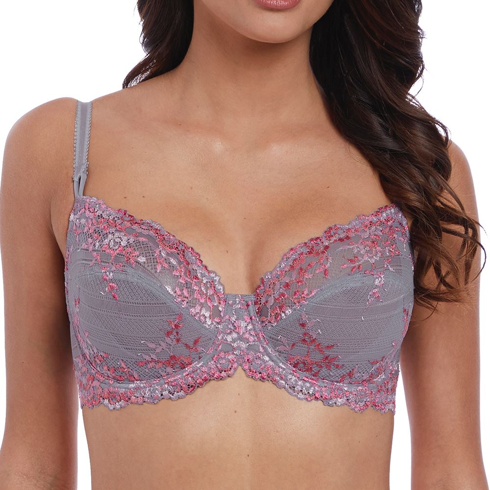Wacoal Embrace Lace Bra - Lilac Grey/Multi Wacoal
