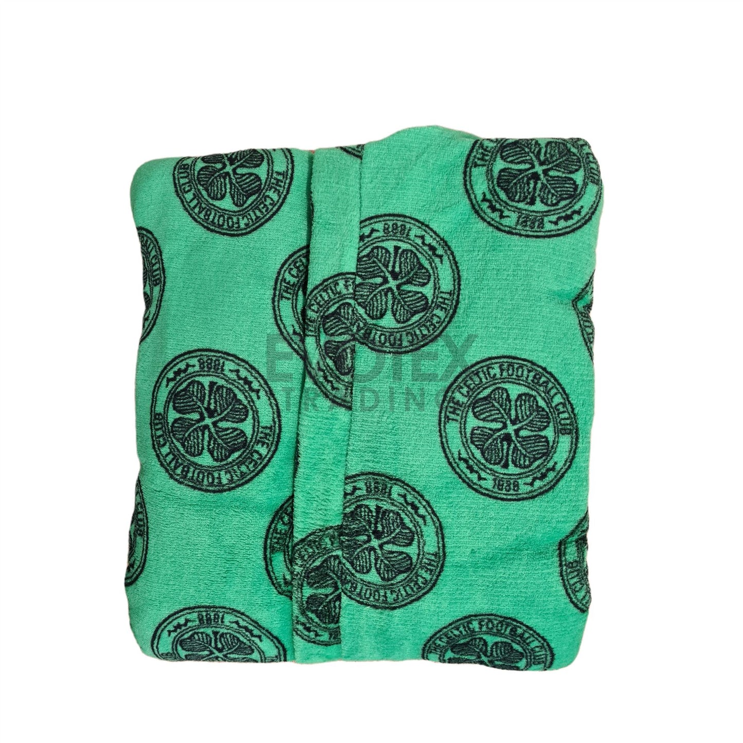 Mens Celtic Fleece Hooded Robe