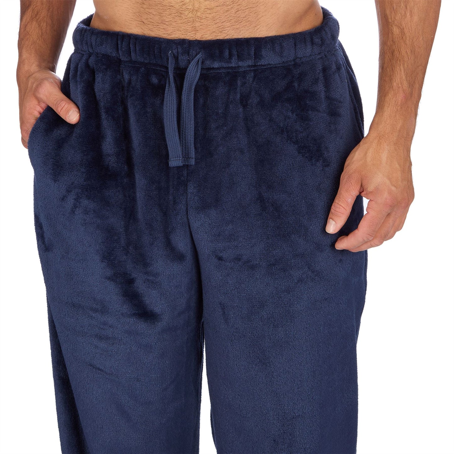 Cargo Bay Mens Flannel Fleece Pyjamas - Navy