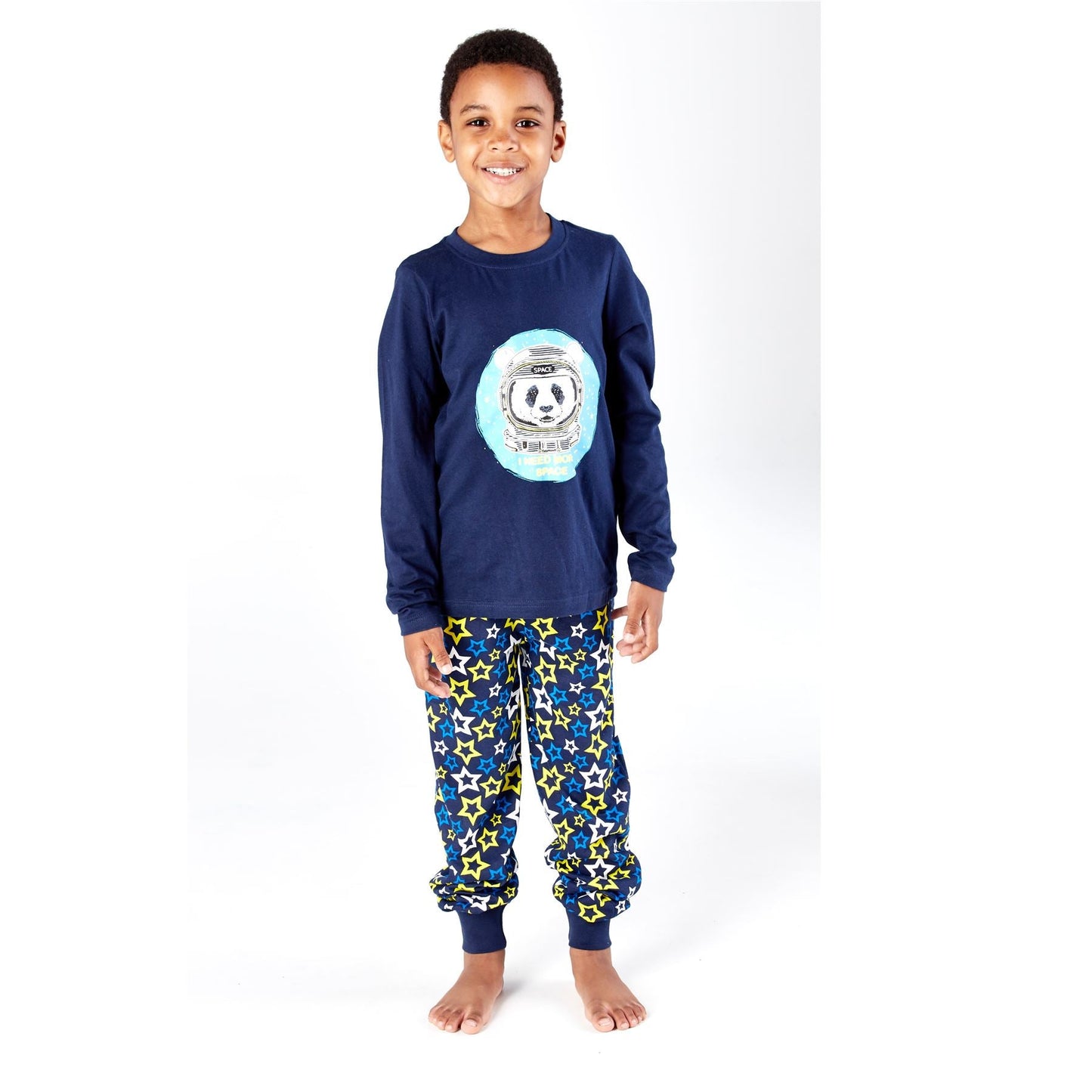 Masq Kids 'I Need More Space' Pyjama Set - Blue Masq