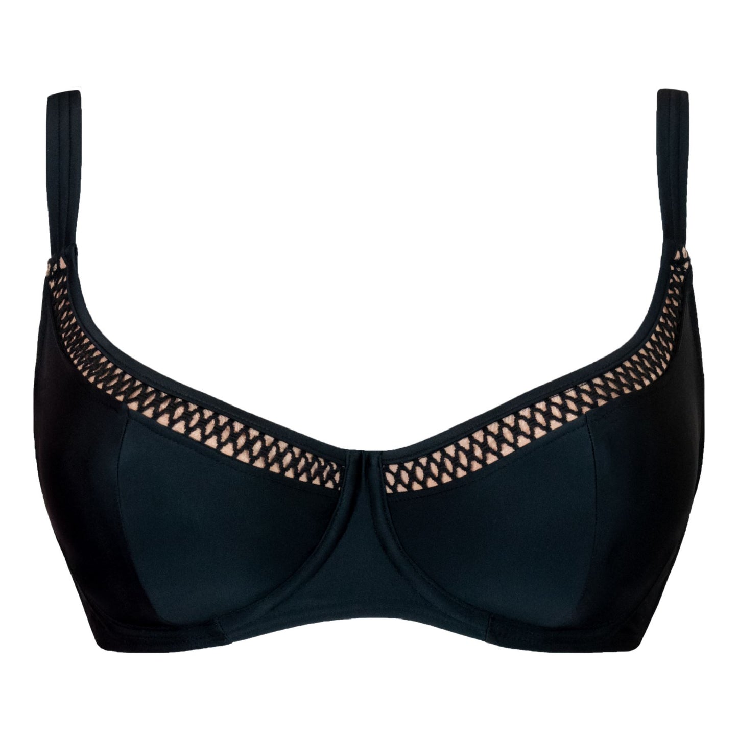 Curvy Kate First Class Balcony Bikini Top - Black Curvy Kate Swimwear