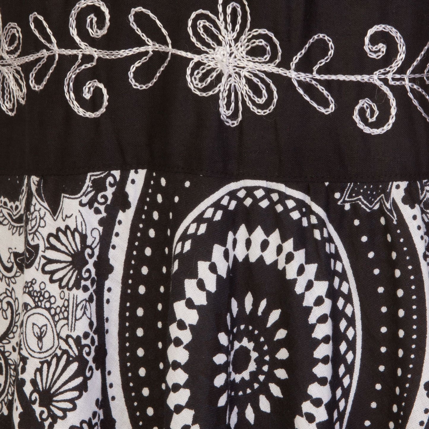 Pistachio Floral/Pattern Crossover Dress - Black Pistachio