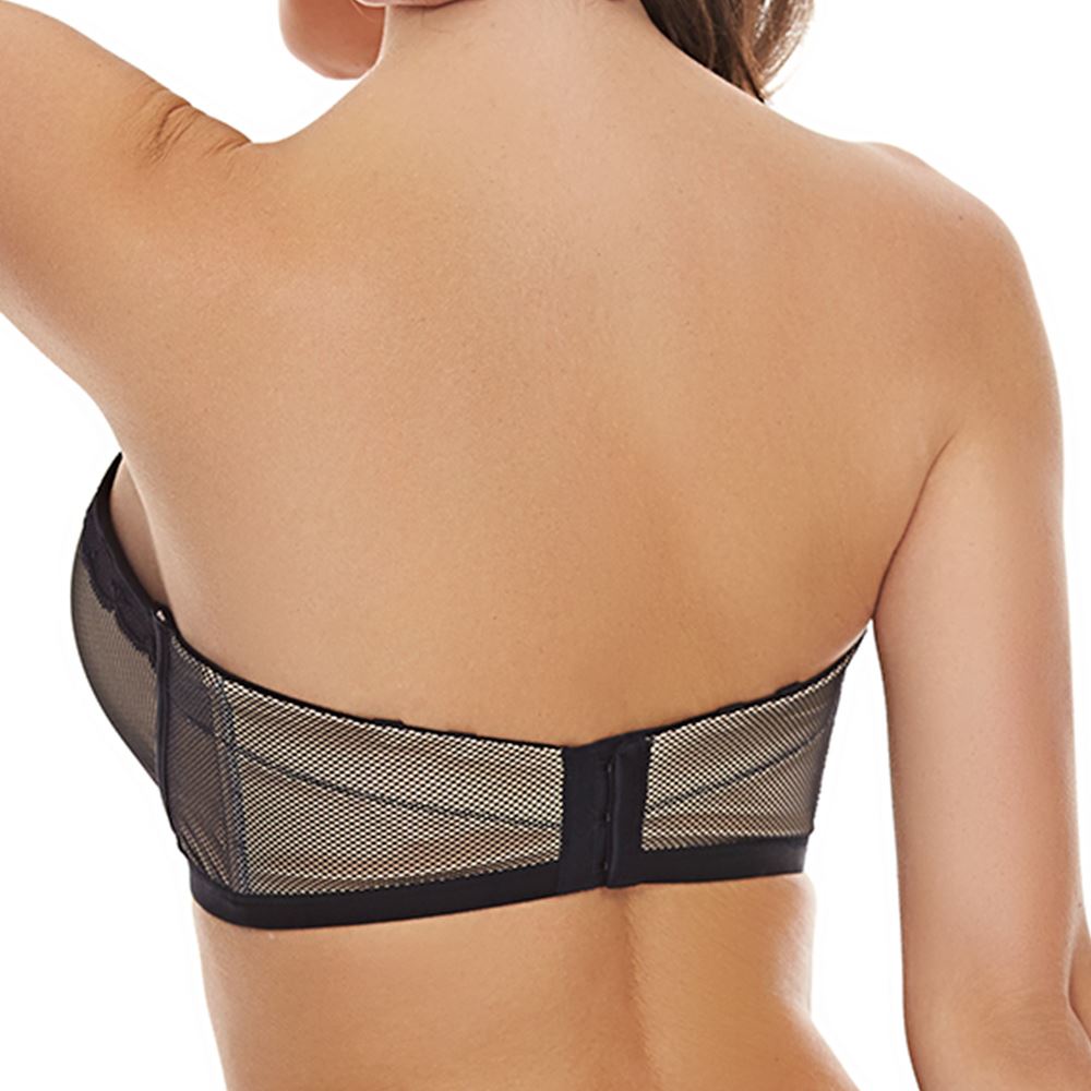 Freya Idol Allure Moulded Strapless Bra - Black Freya