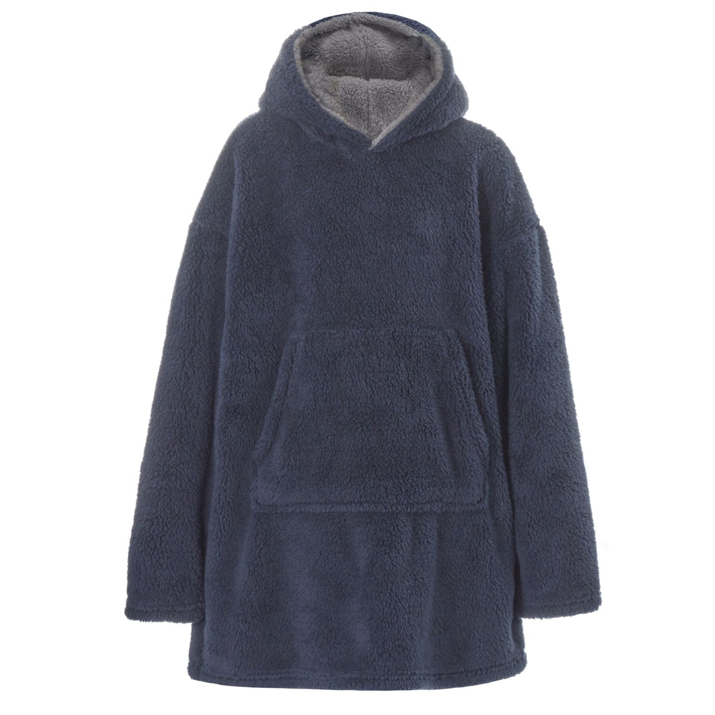 Huggable Hoodie Kids Snuggle Fleece Oversized Hoodie - Navy Huggable Hoodie