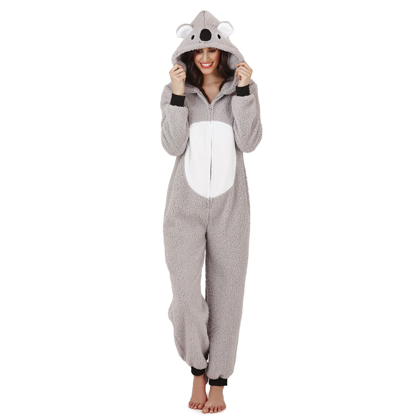Loungeable Womens Koala Bear Fleece Onesie