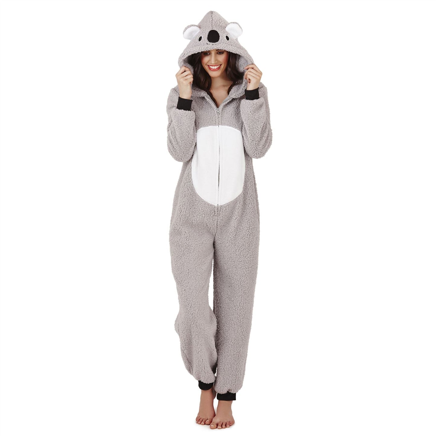 Loungeable Womens Koala Bear Fleece Onesie Loungeable