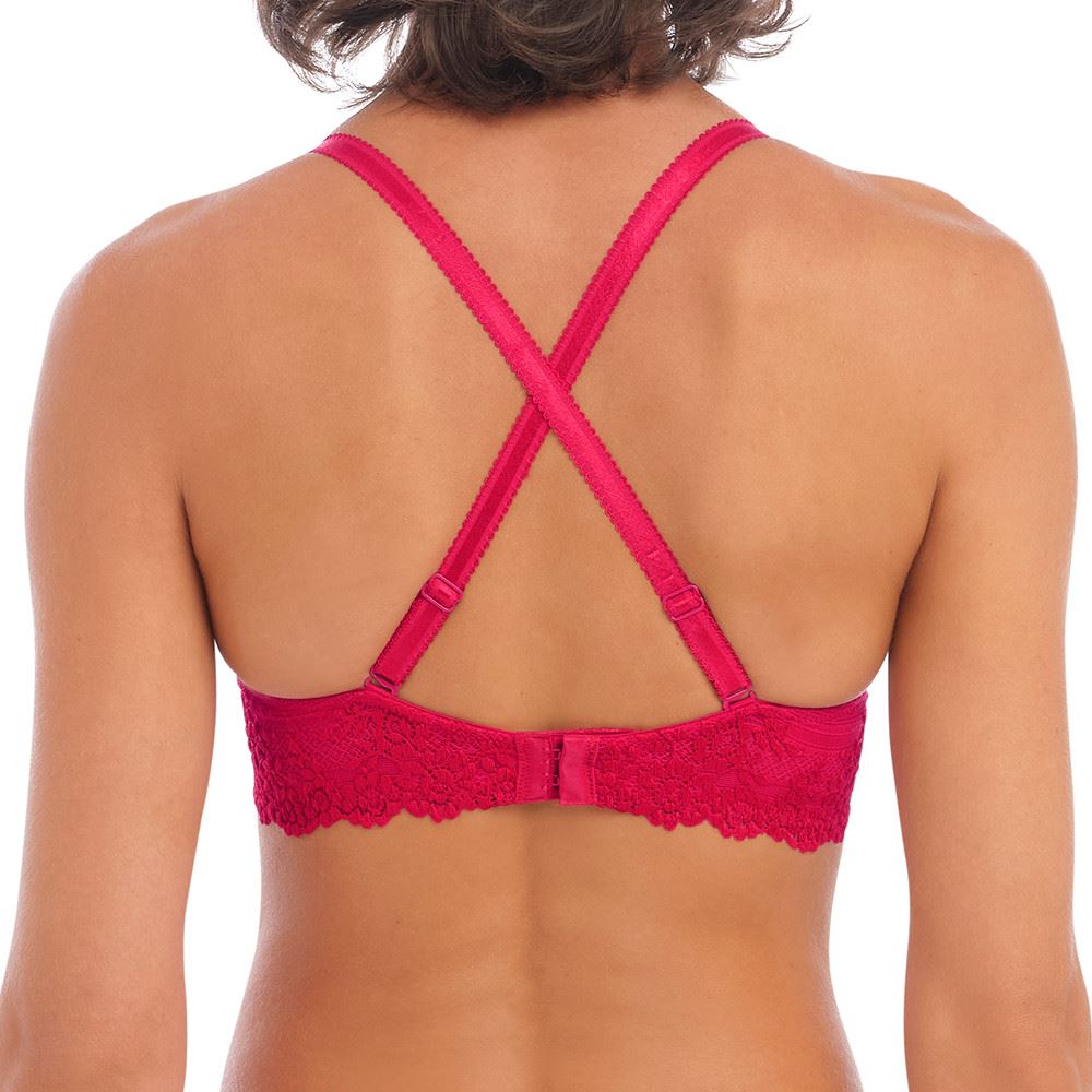 Wacoal Embrace Lace Plunge Bra - Persian Red