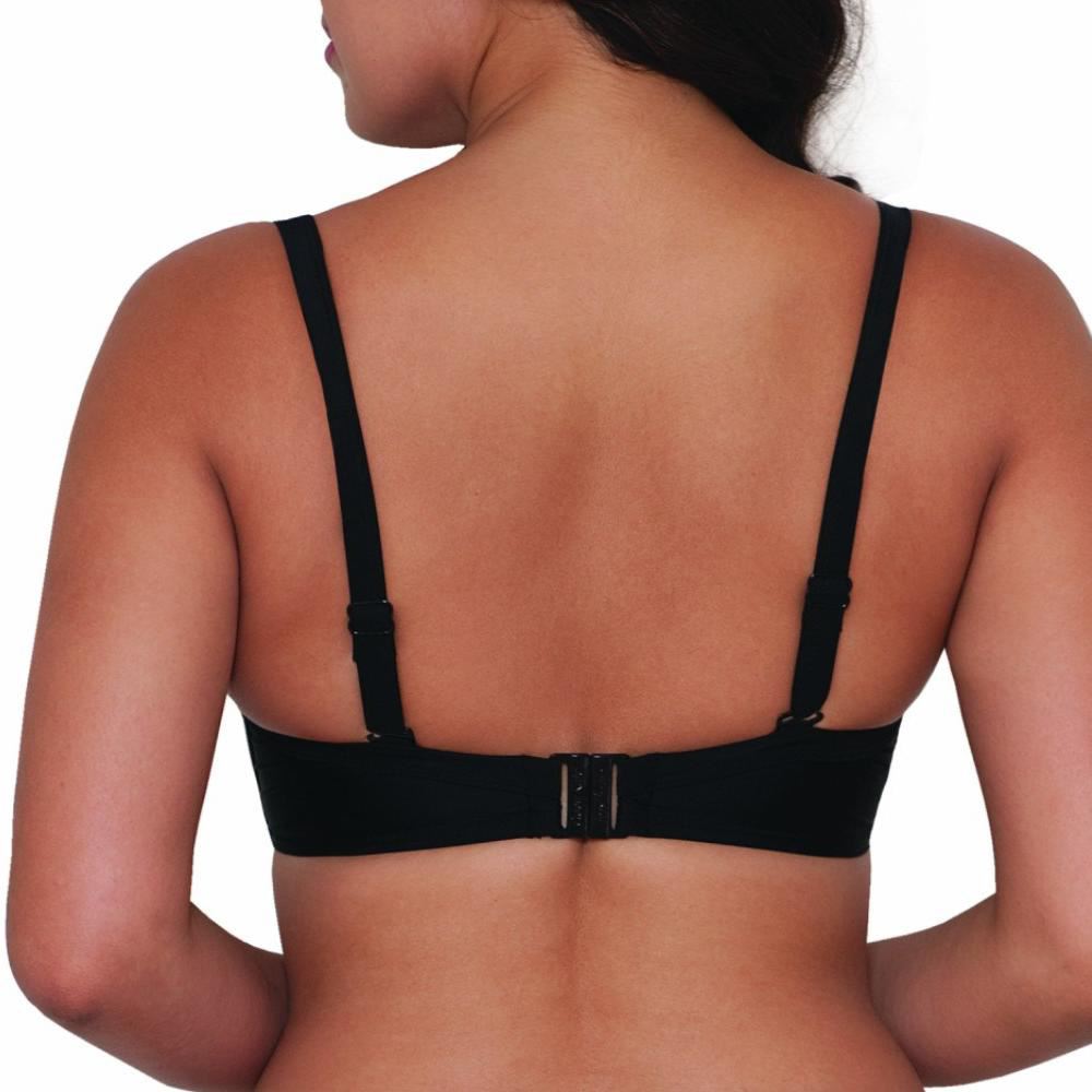 Curvy Kate Hi Voltage Balcony Bikini Top - Black Curvy Kate Swimwear