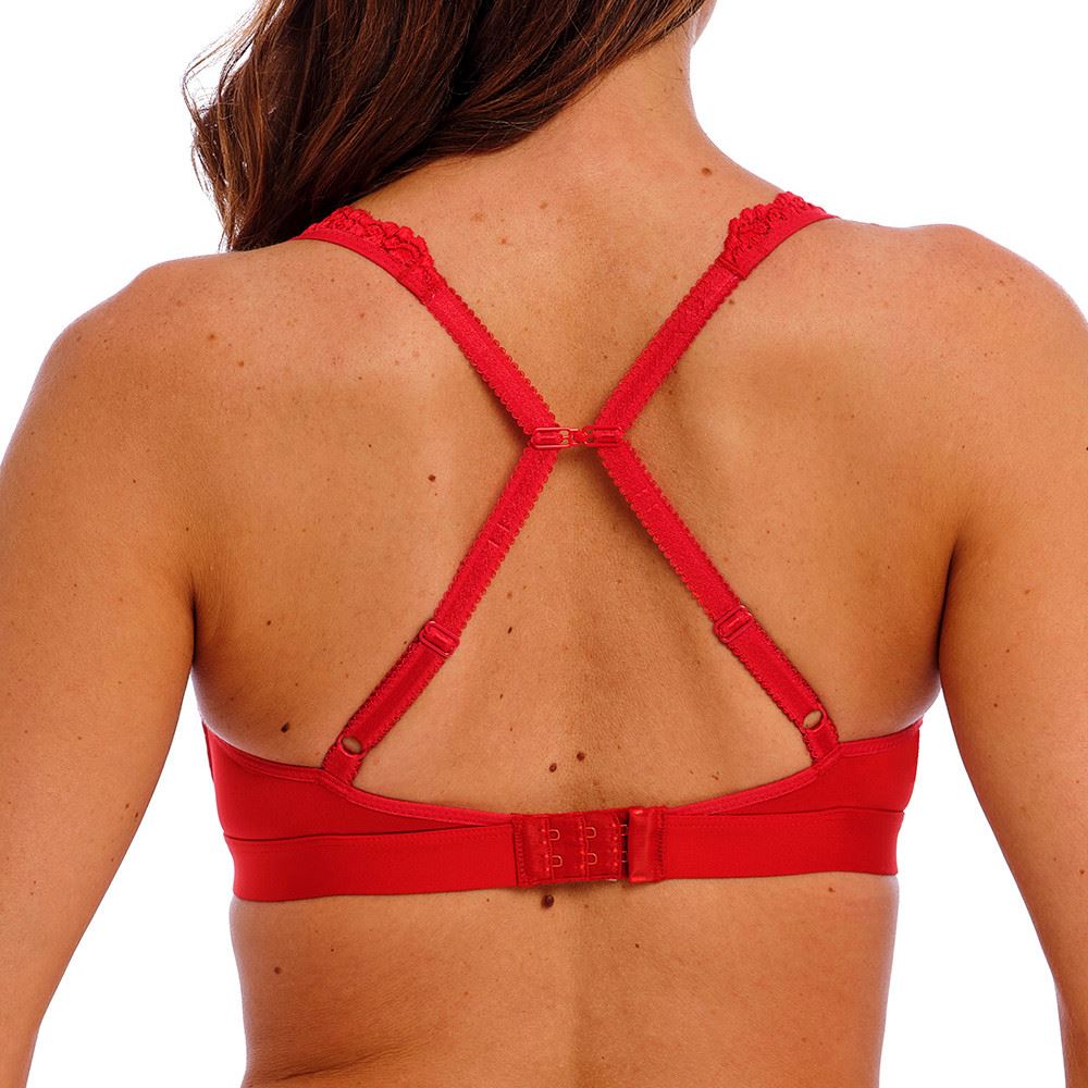 Wacoal Embrace Lace Soft Cup Bra - Equestrian Red