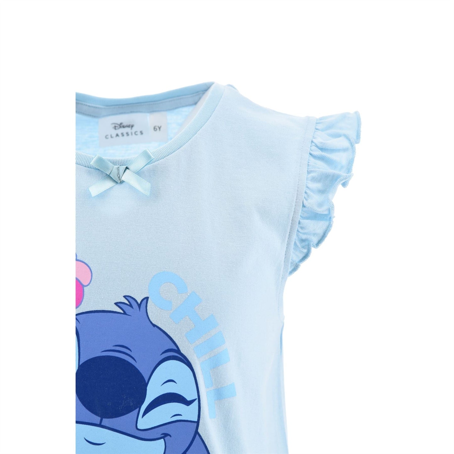 Girls Lilo and Stitch 'Chill' Nightdress - Blue Lilo and Stitch