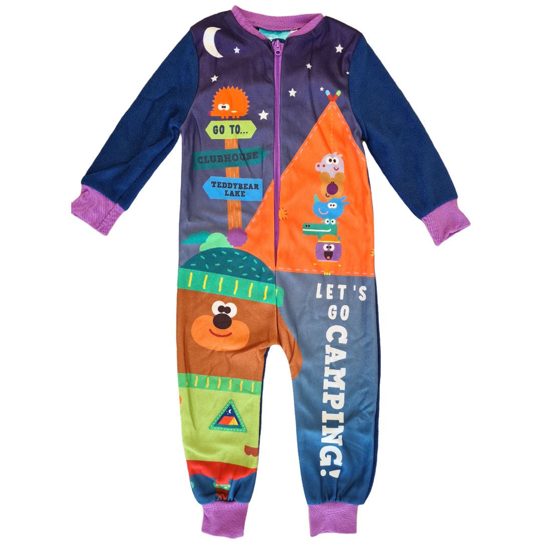 Kids Hey Duggee 'Camping' Fleece Onesie Hey Duggee