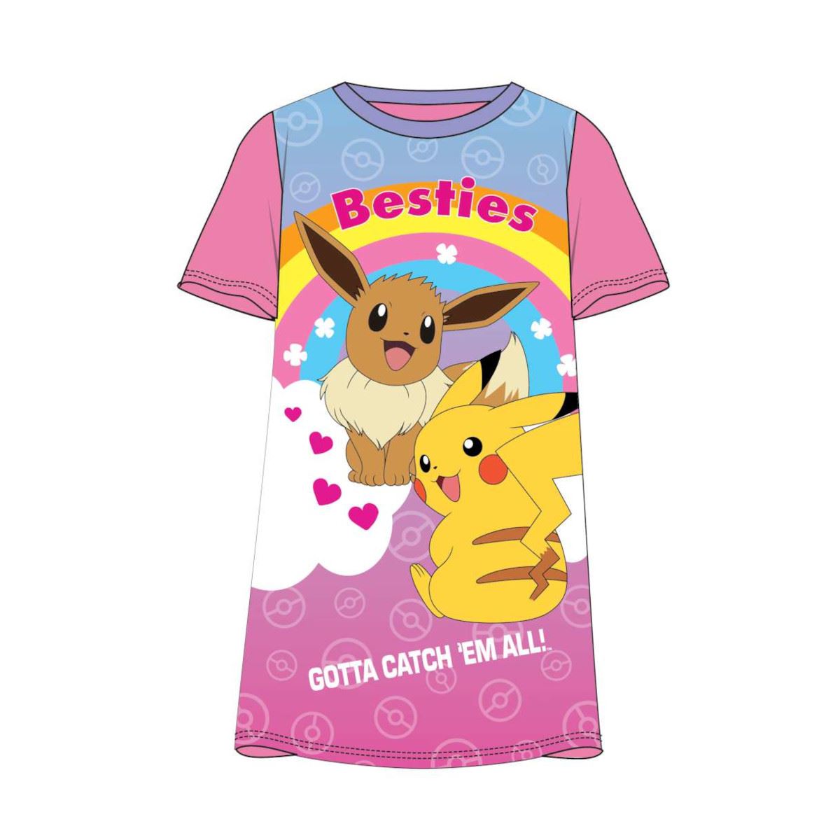 Girls Pokemon 'Besties' Nightdress Pokemon