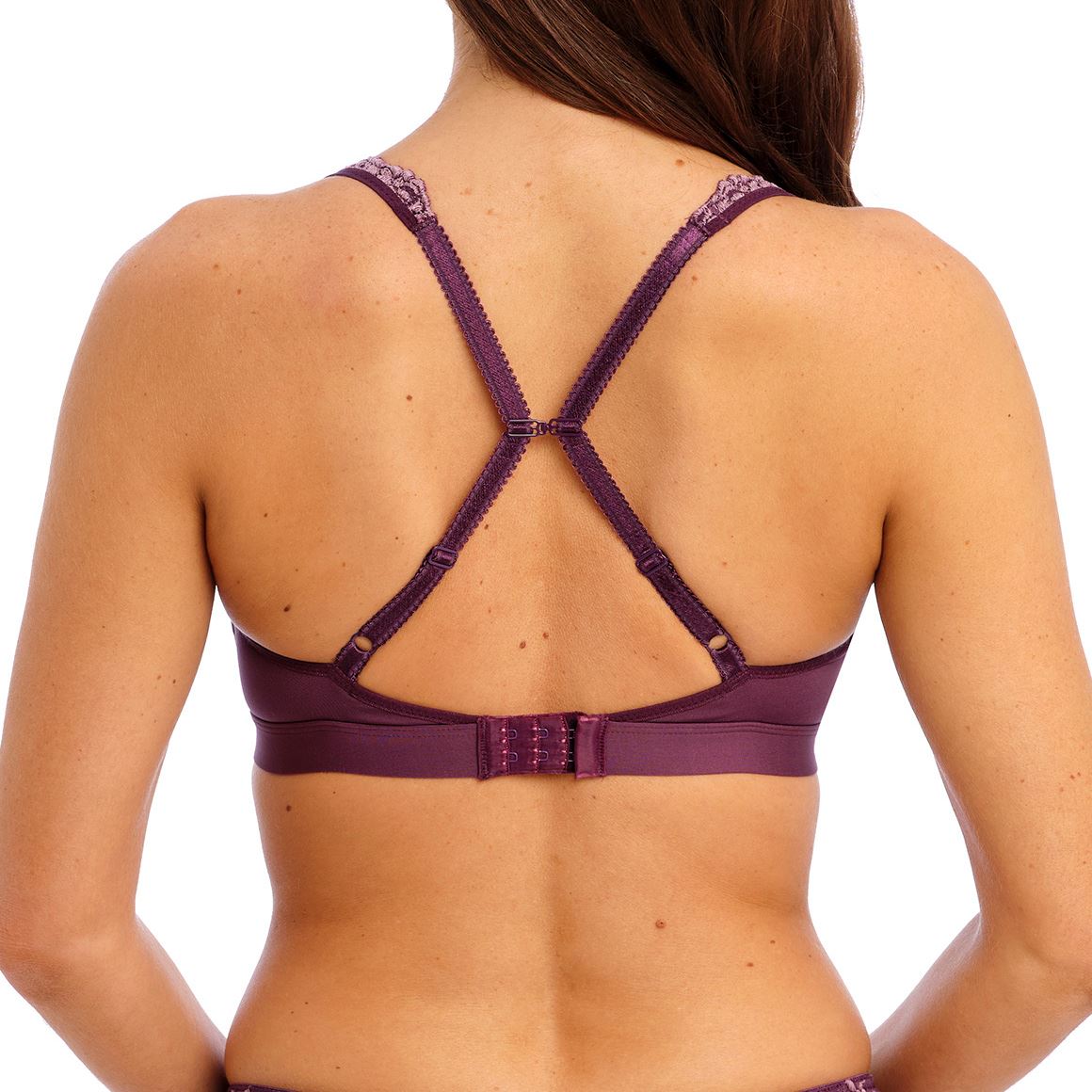 Wacoal Embrace Lace Soft Cup Bra - Italian Plum/Valerian Wacoal