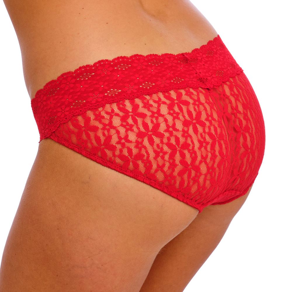 Wacoal Halo Lace Brief - Equestrian Red