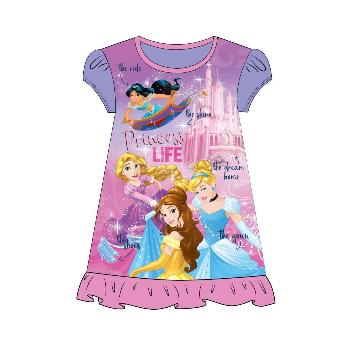 Girls Disney Princess 'Princess Life' Nightdress Disney Princess