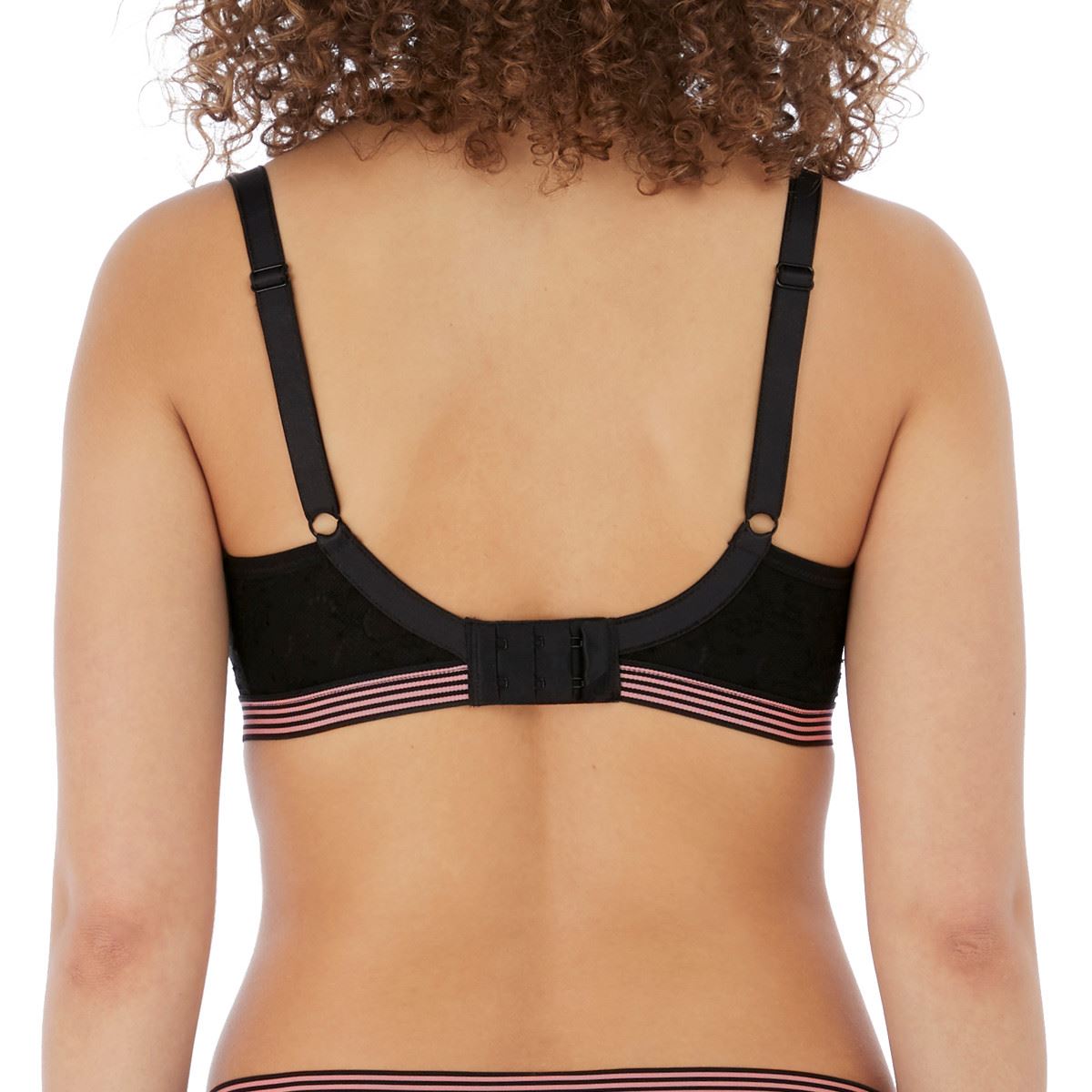 Freya Wild Demi Plunge Moulded Bra - Black Rose