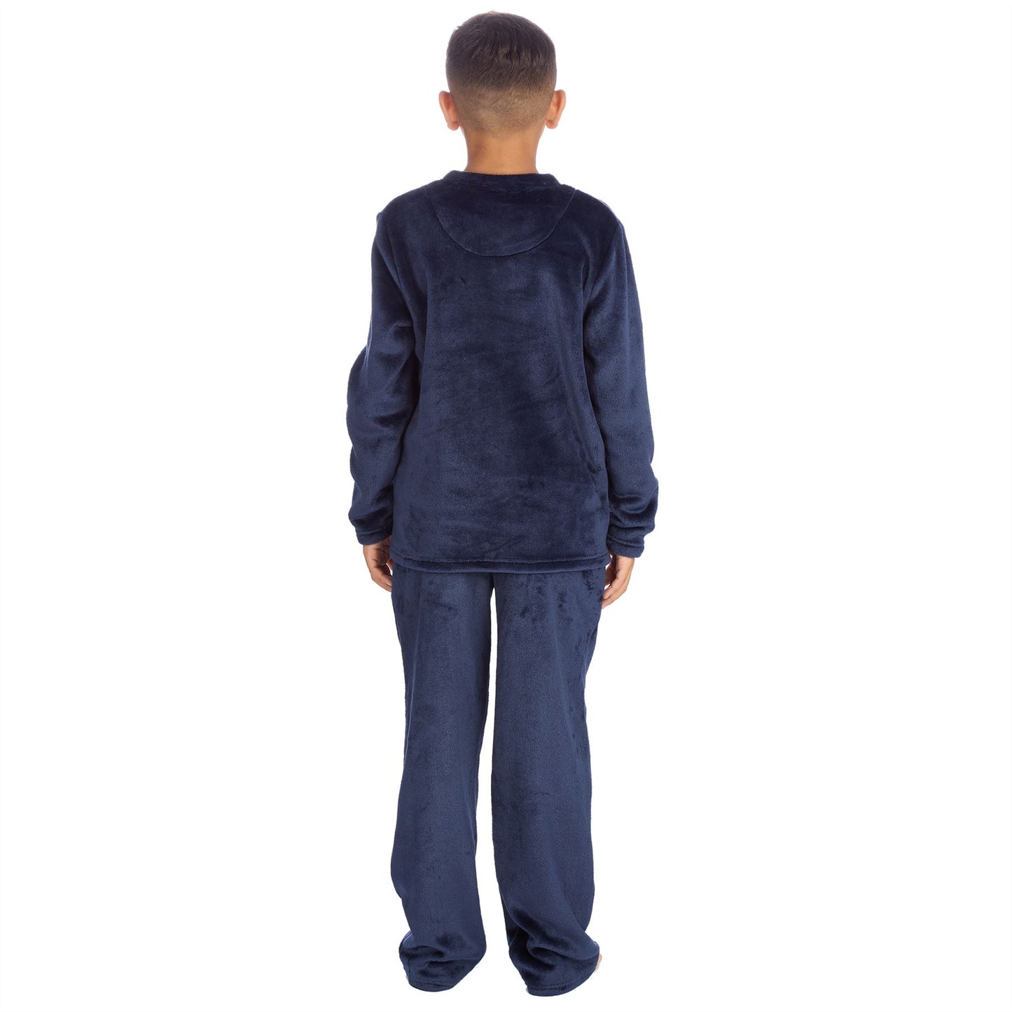 Cargo Bay Kids Flannel Fleece Pyjamas - Navy