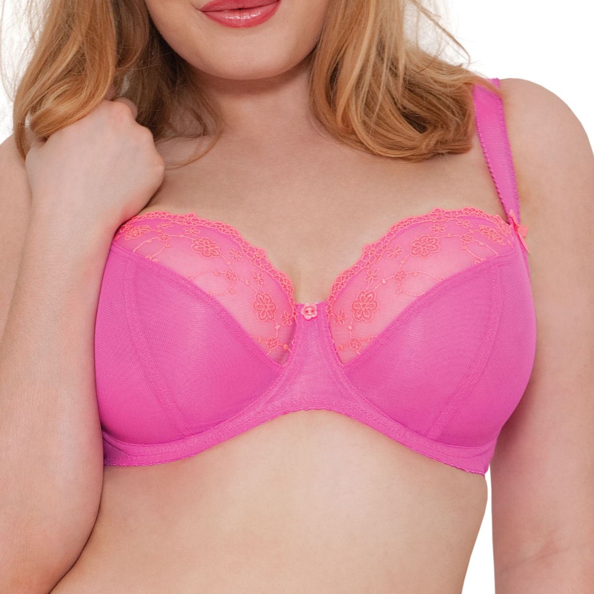Curvy Kate Florence Balcony Bra - Shocking Pink
