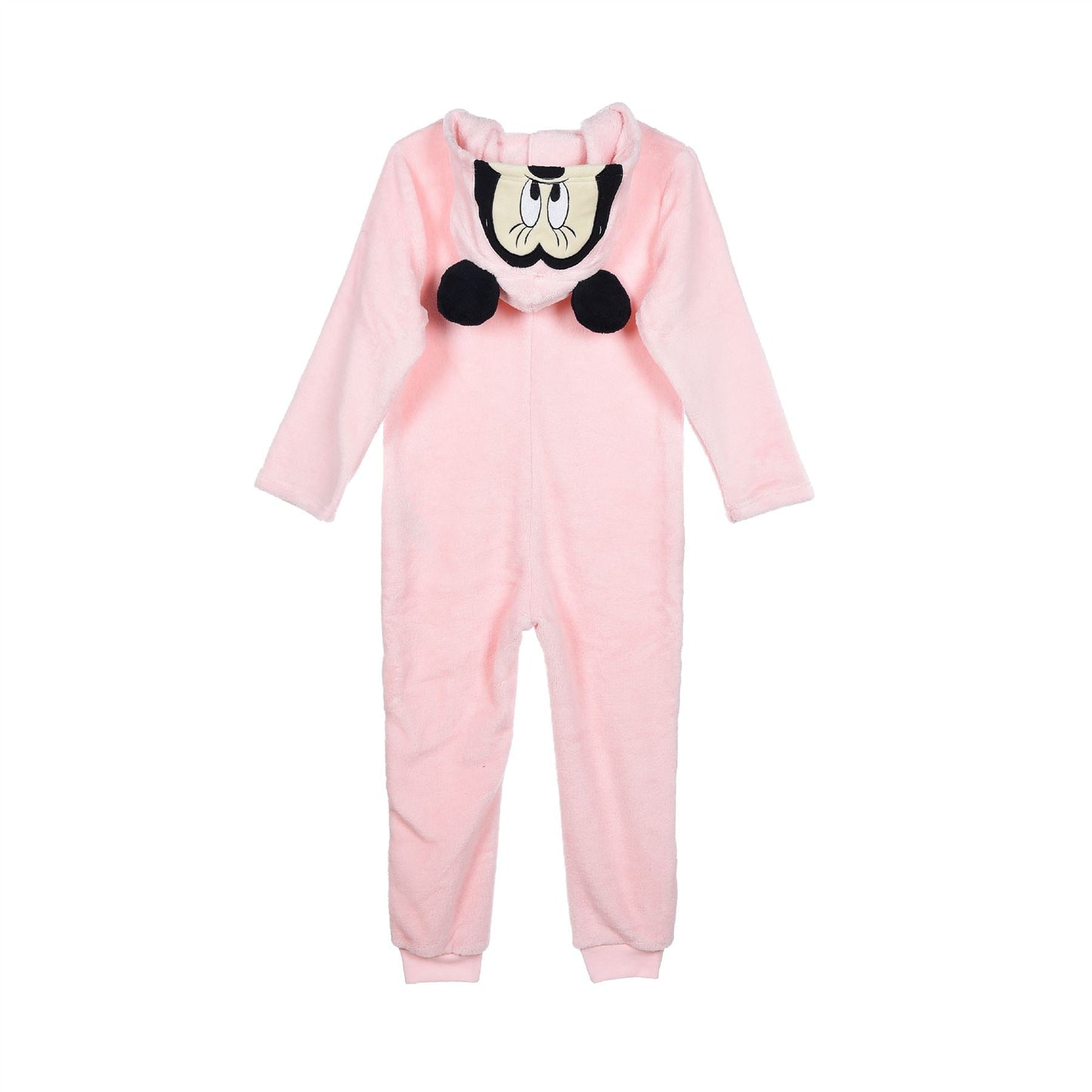 Girls Disney Minnie Mouse Fleece 'Oh Boy!!' Hooded Onesie Minnie Mouse