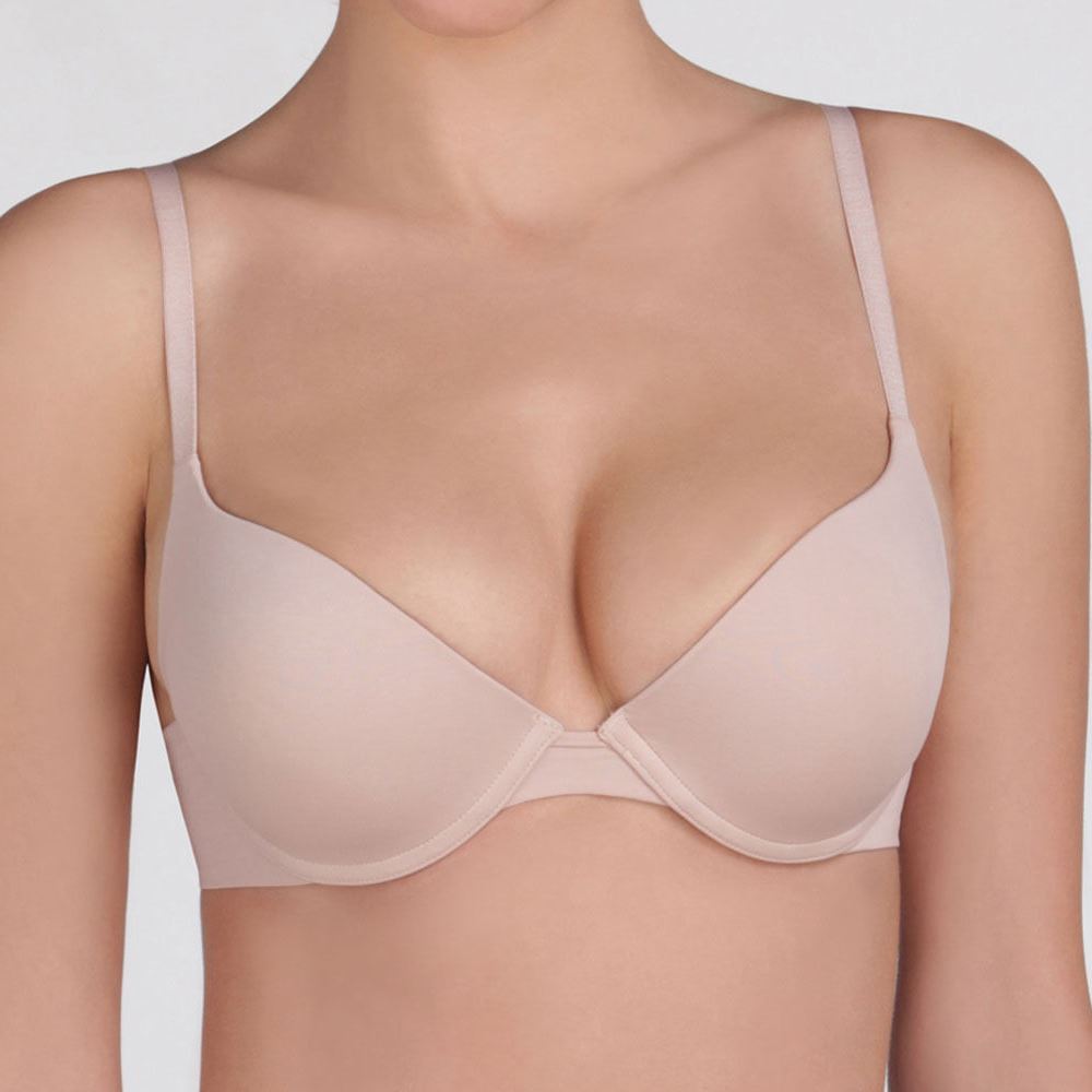 Wonderbra Ultimate Silhouette T Shirt Bra - Beige Wonderbra