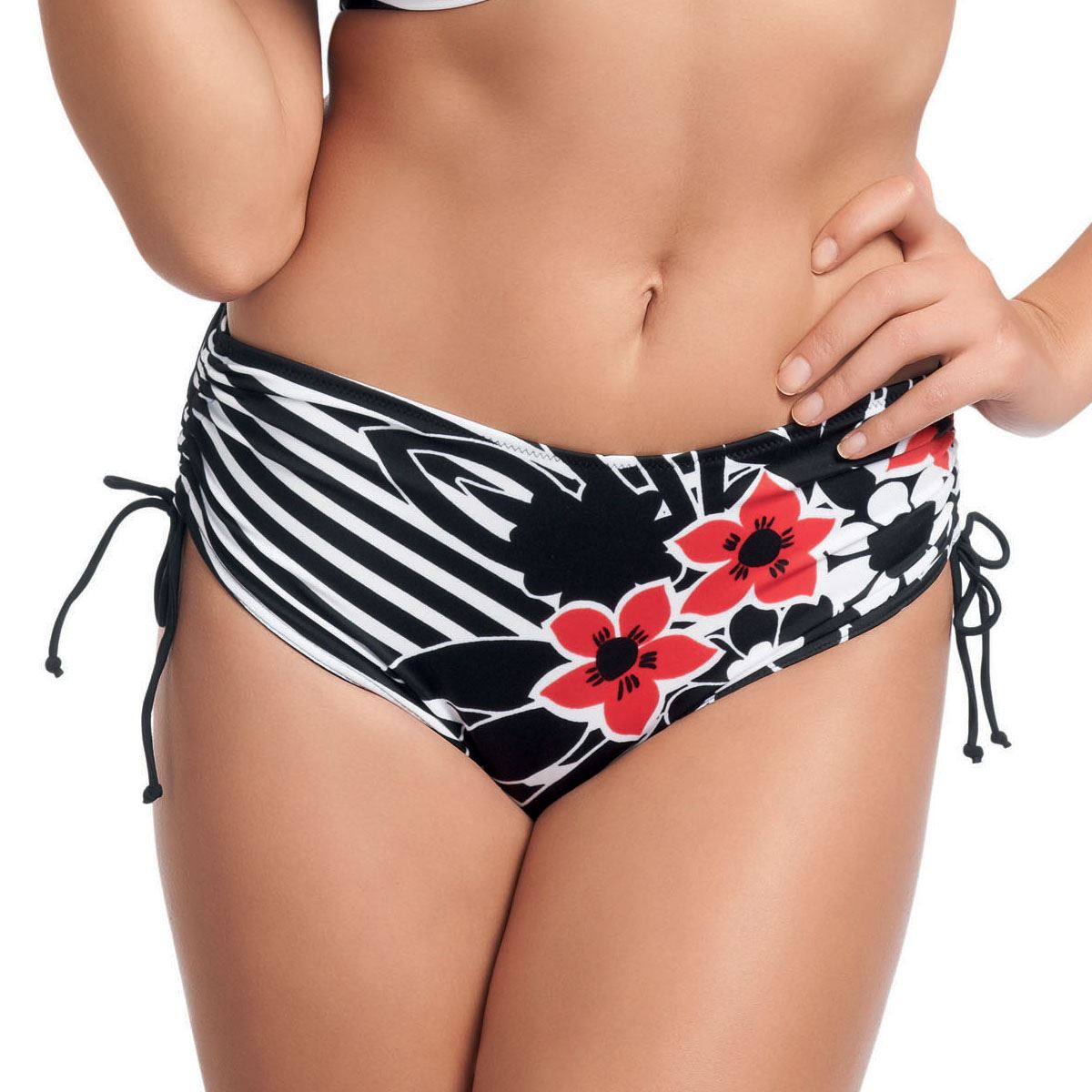 Fantasie Genoa Adjustable Leg Bikini Short - Black Fantasie Swimwear