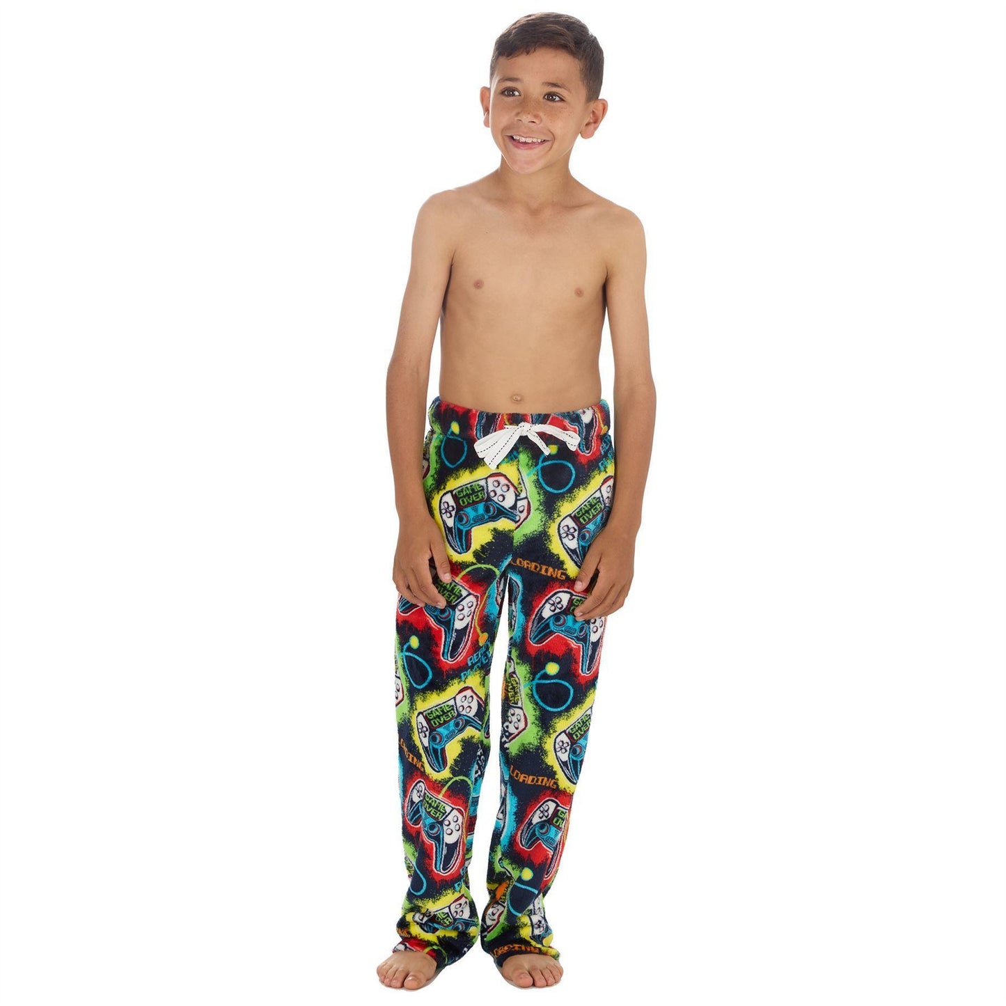Cargo Bay Boys Fleece Lounge Pants - Gamer Print Cargo Bay