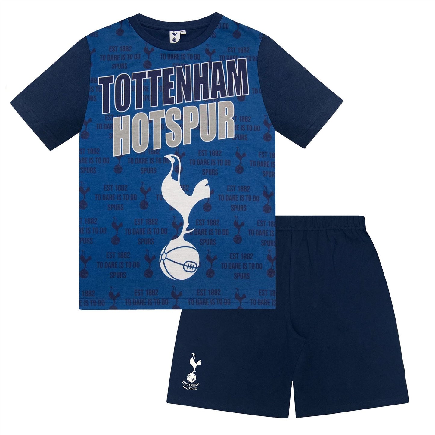 Kids Tottenham Hotspur FC Short Pyjamas - Blue Tottenham Hotspur