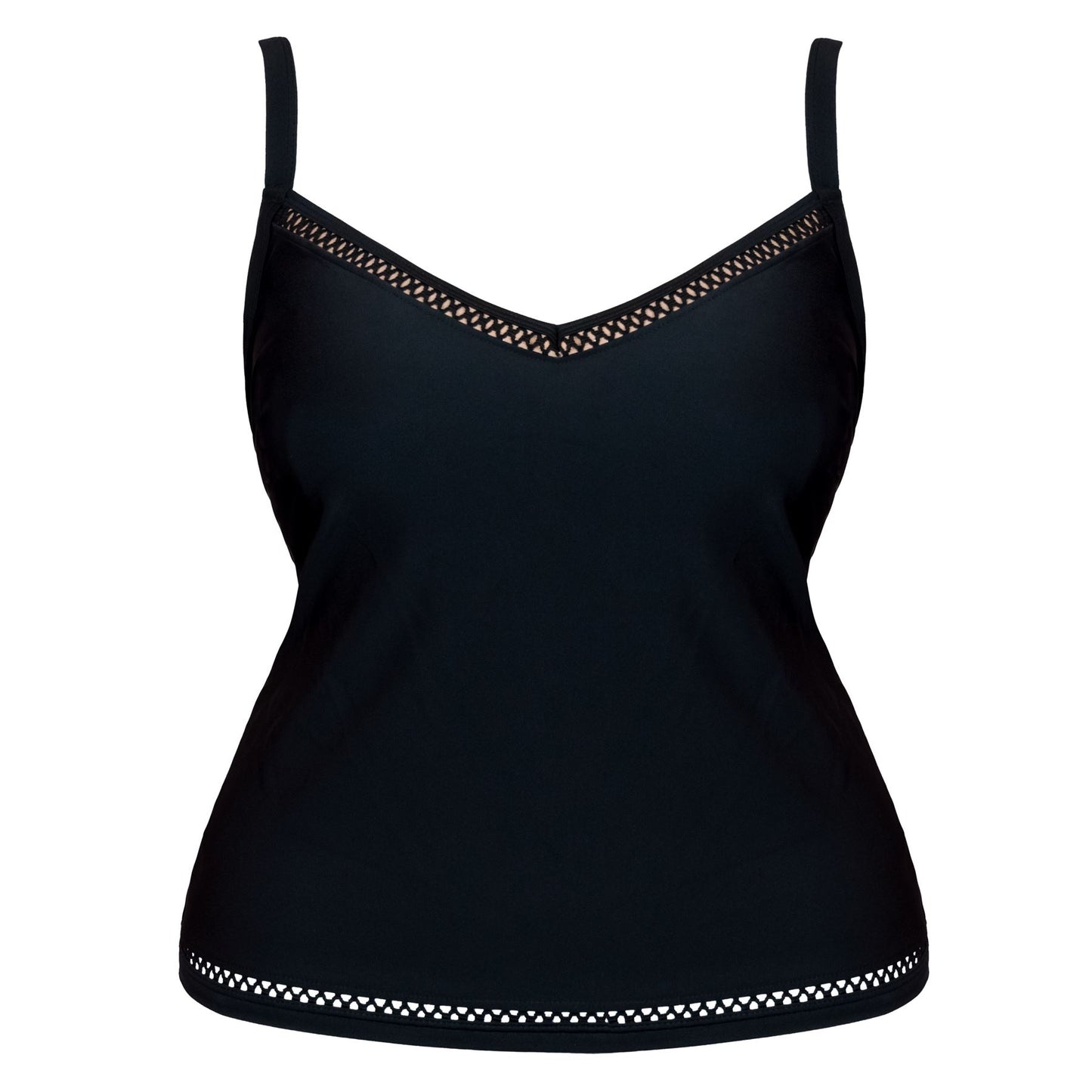 Curvy Kate First Class Plunge Tankini Top - Black