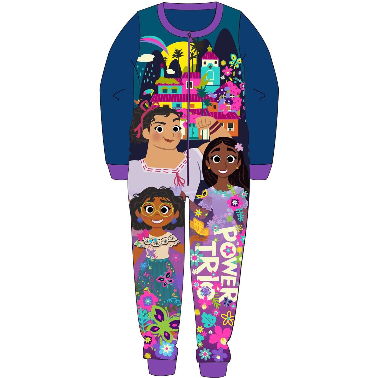 Kids Encanto 'Power Trio' Fleece Onesie