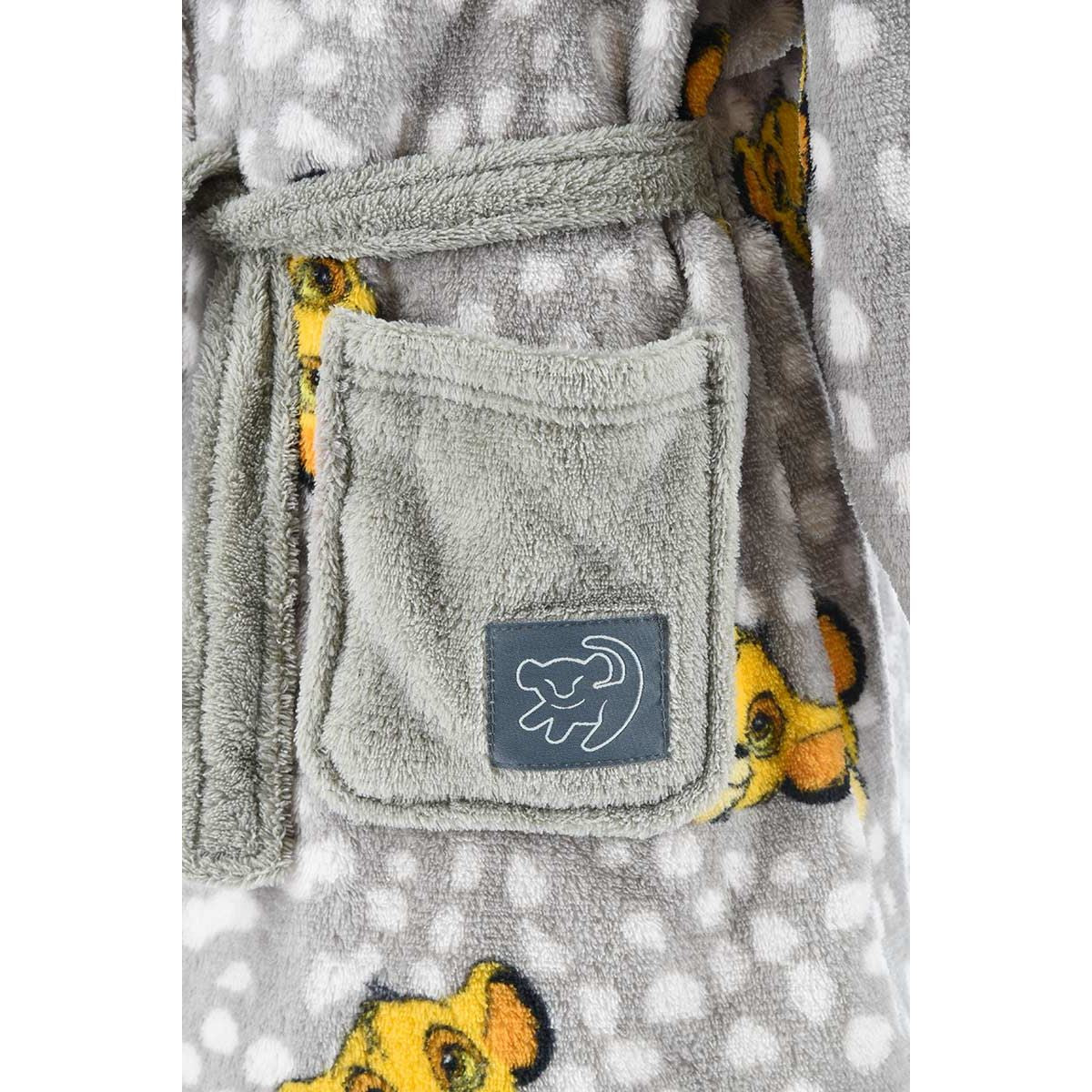 Kids Disney The Lion King Fleece Hooded Robe Disney