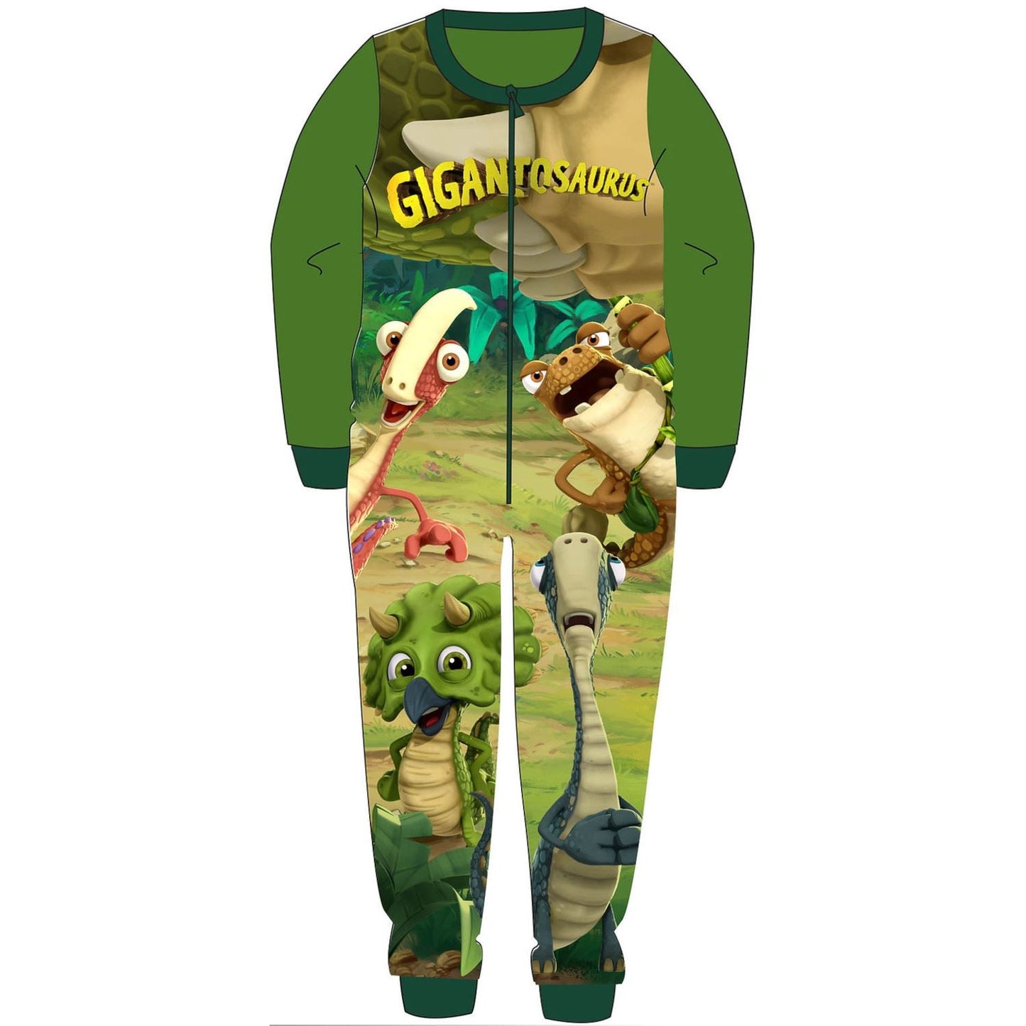 Kids Gigantosaurus Fleece Onesie Gigantosaurus
