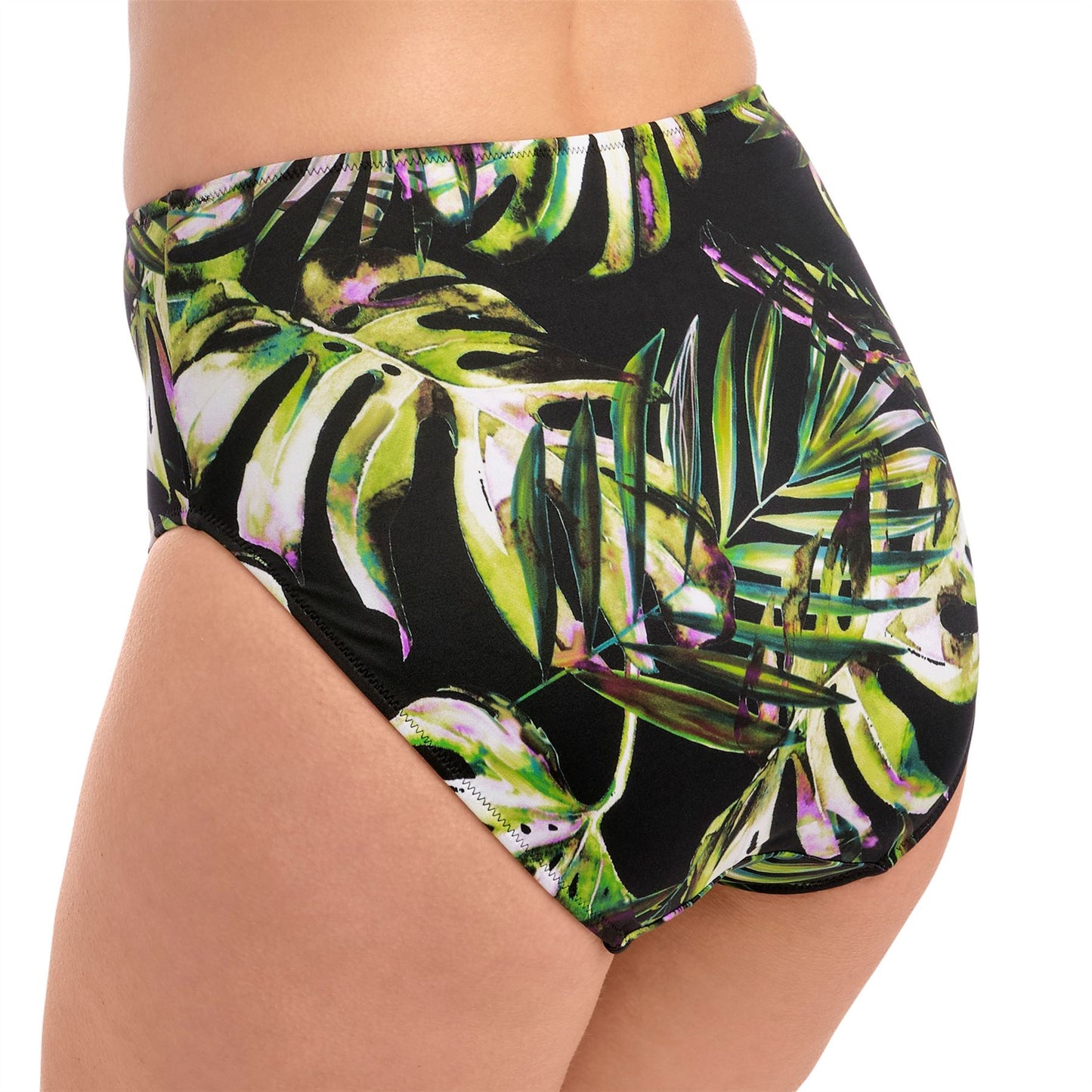 Fantasie Palm Valley High Waist Bikini Brief - Black
