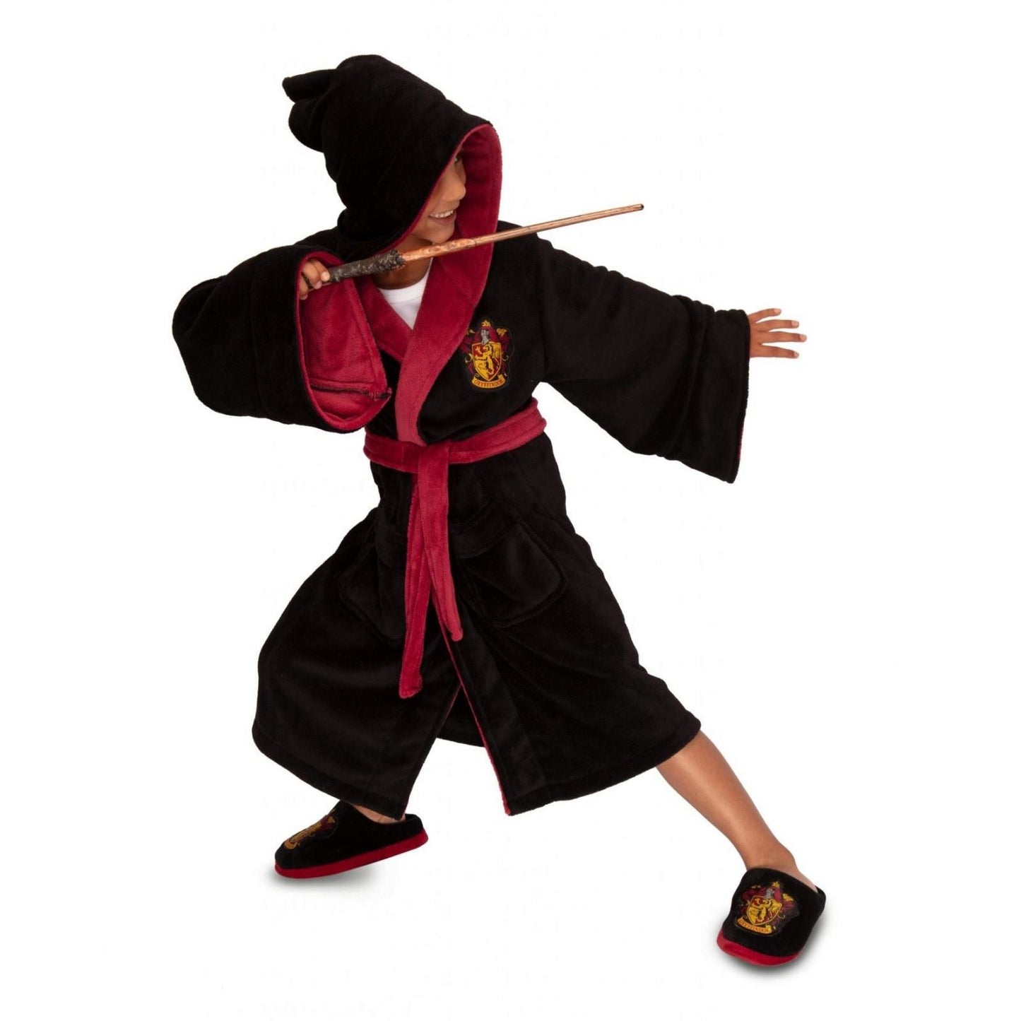 Harry Potter Kids Gryffindor Fleece Hooded Robe Harry Potter