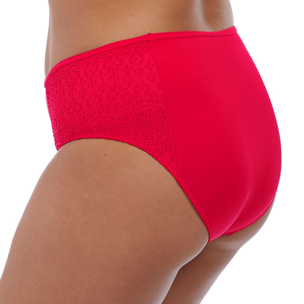 Elomi Indie Mid Rise Bikini Brief - Red Elomi Swimwear