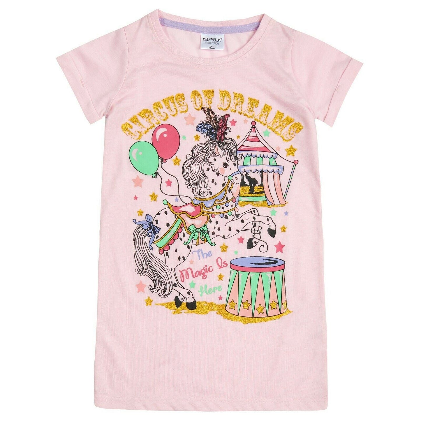 Red Melon Girls 'Circus Of Dreams' Nightdress (2-6 Years) Red Melon