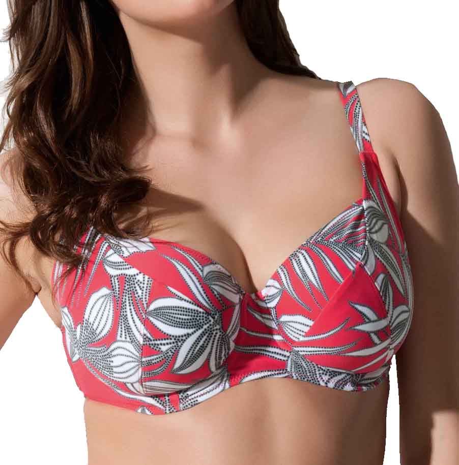 Fantasie San Jose Balcony Bikini Top - Hibiscus Fantasie Swimwear