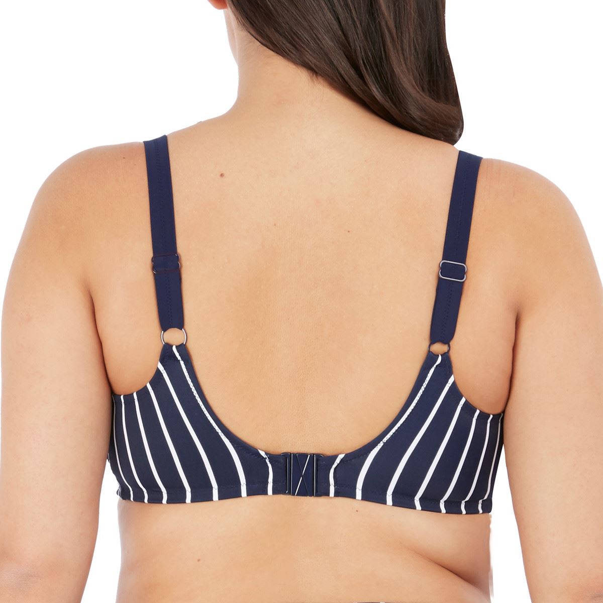 Elomi Plain Sailing Bikini Top - Midnight Stripe