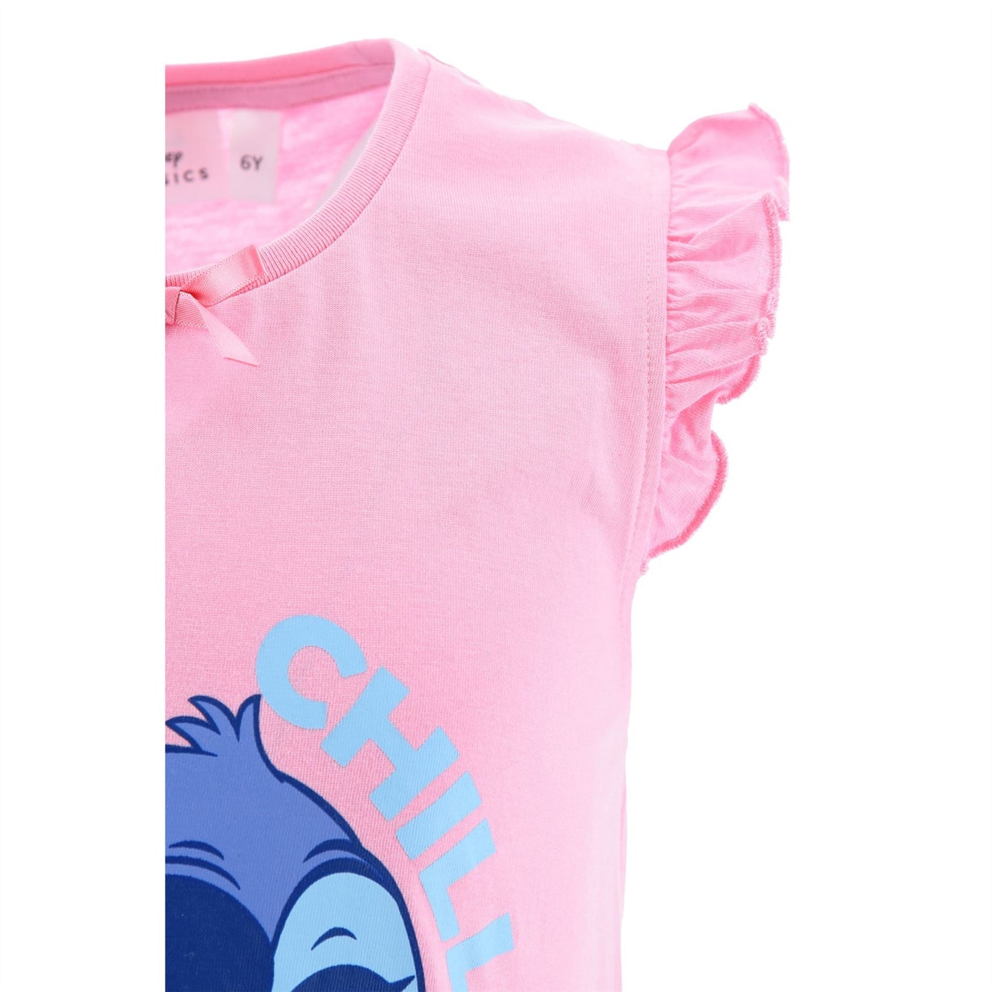 Girls Lilo and Stitch 'Chill' Nightdress - Pink Lilo and Stitch